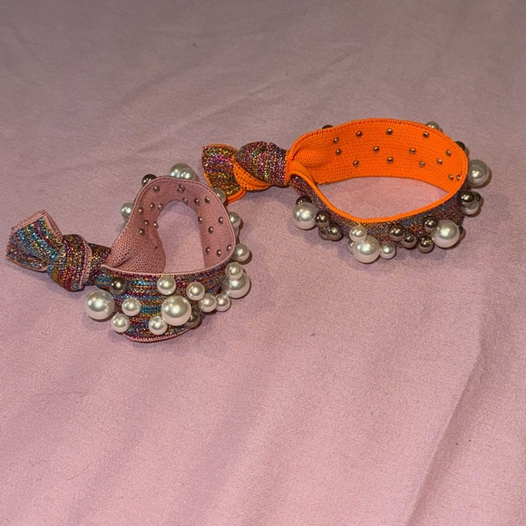 Green Headband and Hair Ties Combo - Picture 2 of 6